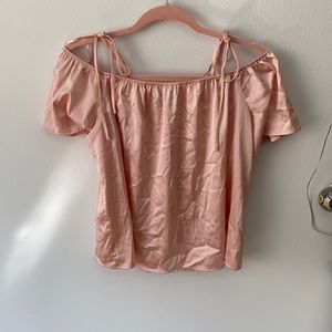 Pink Satin Blouse